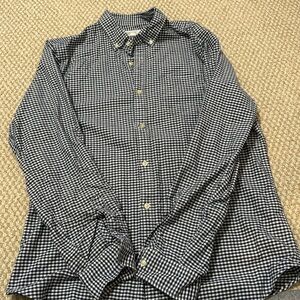 Gap Blue Gingham Check Shirt